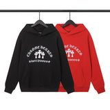 CHH Chrome Heart Hoodie Sanskrit embroidered hooded sweater couple