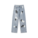 CHH Chrome Hearts Jeans Unisex Casual Loose Jeans