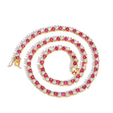Zircon necklace heart-shaped zircon tennis chain