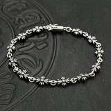 Chrome Heart Bracelet Men's and Women's Sterling Silver Vintage