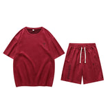 Nasa Tracksuit Men's Summer Loose Leisure All-Matching Fashion Suit Couple Wear