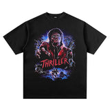 Rock Band T Shirt Printed Short Sleeve T-shirt Loose