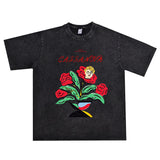 Rock Star T Shirt Sunset Band Rock Cotton Printed T-shirt Men and Women Washed