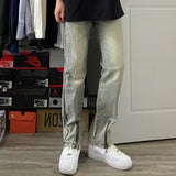 Unisex Jeans High Street Design Straight ins Casual