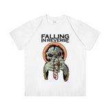 Rock Star T Shirt Printed T-shirt Short Sleeve round Neck Men and Women