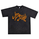 Rock Star T Shirt Printed Personality Street T-shirt Vintage
