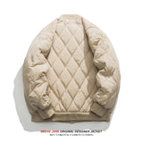 Men Coat Baseball Uniform Cotton-Padded Jacket Men's Winter Jacket