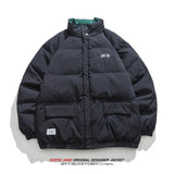 Men Coat Men's Winter Loose All-Matching Couple Cotton-Padded Clothes Coat