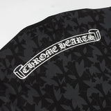 CHH Chrome Heart T Shirts Sanskrit logo embroidery fashion versatile loose T-shirt