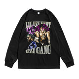 Rock Star T Shirt American Rapper Lil Uzi Vert Print T-shirt Long Sleeve