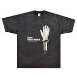 Rock Star T Shirt T-shirt Fire Jet Band Rock Loose Retro Short Sleeve