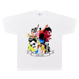 Rock Star T Shirt Queen Freddie Mercury T-shirt Rock Band Retro Portrait Loose Short Sleeve