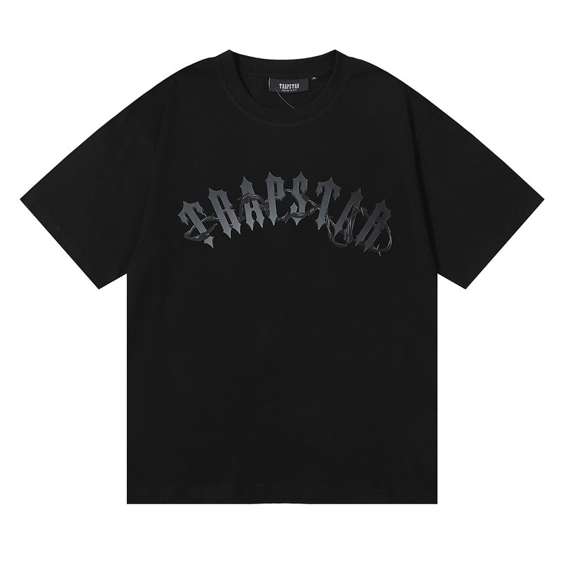 Trapstar T Shirts Trapstar Letter Print Loose Casual Short Sleeve T-Shirt