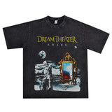 Rock Star T Shirt Queens of the Stone Age Band Washed Distressed T-shirt