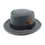 Walter White Hats Hat Female British Autumn Winter Retro Korean Style Fashion All-Matching Fedora Hat