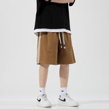 Nasa Shorts Men's Summer Monsoon Stitching Loose Casual Handsome Sports