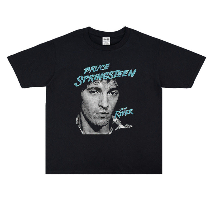 Rock Star T Shirt Bruce Springsteen Rock E Street Band T-shirt