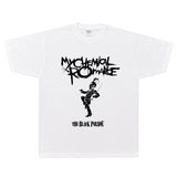 Rock Star T Shirt My Chemical Romance Live and Rare T-shirt Rock Band Short Sleeve
