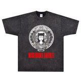 Rock Star T Shirt American Style Loose Street Retro round Neck Printed Cotton Short Sleeve