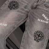 CHH Chrome Hearts Jeans Unisex Casual Loose Jeans