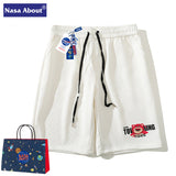 Nasa Shorts Shorts for Men Summer Loose Leisure Sports