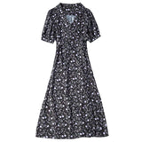 Vintage Empire Waist Dress Slim Dress