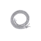 Zircon necklace copper micro-zircon single-row chain