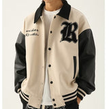 Unisex Baseball Jersey Vintage Loose Couple Jacket