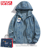 Nasa Jacket Spring and Autumn Men's Jacket Coat Men's Clothing Loose All-Matching