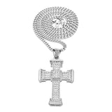Jewelry Hip Hop Cross Diamond Pendant Necklace Crosses
