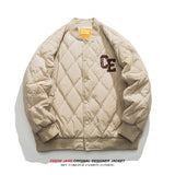 Men Coat Baseball Uniform Cotton-Padded Jacket Men's Winter Jacket