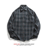 Men Long-Sleeve Shirt Spring Men Loose Trendy Casual Overshirt