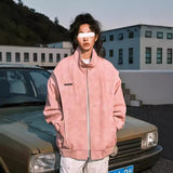 Unisex Baseball Jersey PU Leather Jacket