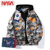 Nasa Jacket Men's Trendy Loose Jacket Spring, Autumn and Winter Couple Coat