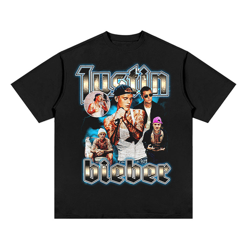 Hip Hop Rapper T Shirt Short Sleeve T-shirt
