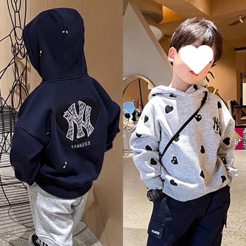 Boy Jacket Children's Sweater Spring and Autumn Fashion Brand Love Coat Top Western Style