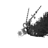 Chrome Heart Necklace Dice Pendant Male