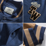 Men Baseball Jacket Baseball Uniform Men's Spring Jacket Men's Baggy Coat