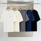 Tommy T Shirts Tommy Summer Tommy Men and Women Couple round Neck Short Sleeve