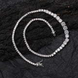 Zircon necklace gradient size