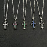 Chrome Heart Necklace Cross Necklace
