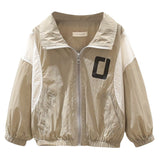 Boy Jacket Children's Sun Protection Clothing Boys Summer Thin Sun Protection Clothing Baby Ice Silk Breathable