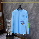 Chh Chrome Heart Long Sleeve Shirt Unisex Fashion Loose Long Sleeve Shirt