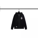 CHH Chrome Heart Hoodie Fall/Winter College Wind Croix Cross Fall/Winter Zip Sweater