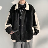 Nasa Jacket Jacket Men's Spring and Autumn Fashion Brand Loose Pu Handsome Boys