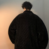 Unisex Baseball Jersey Lapel Loose Casual Tooling Jacket