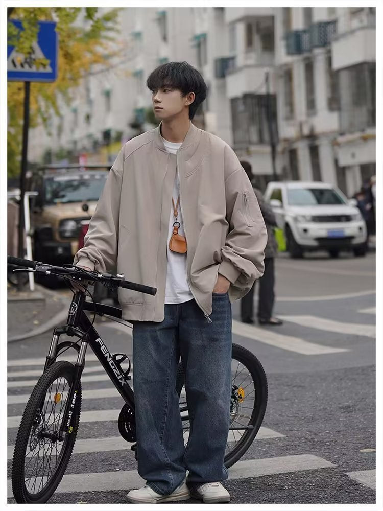 Unisex Baseball Jersey Jacket Spring/Autumn Jacket