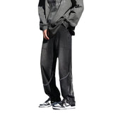 Unisex Jeans Wash Old Loose and Skinny Jeans