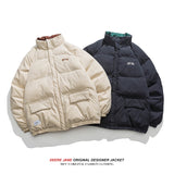 Men Coat Men's Winter Loose All-Matching Couple Cotton-Padded Clothes Coat