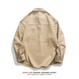 Men's Long-Sleeve Shirt Men's Spring Loose Jacket